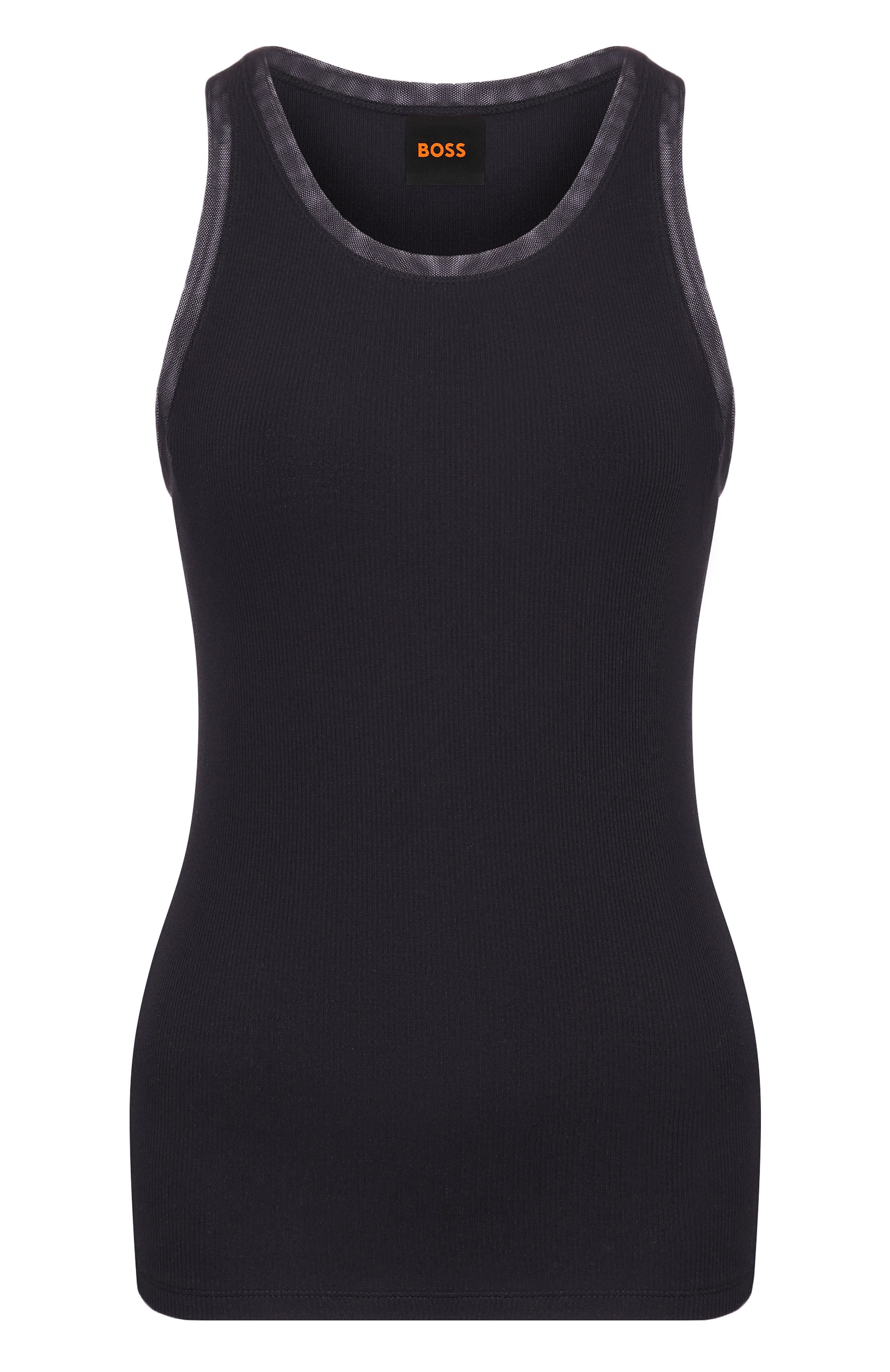 Хлопковая майка BOSS ORANGE, арт. 50553479, фото 1