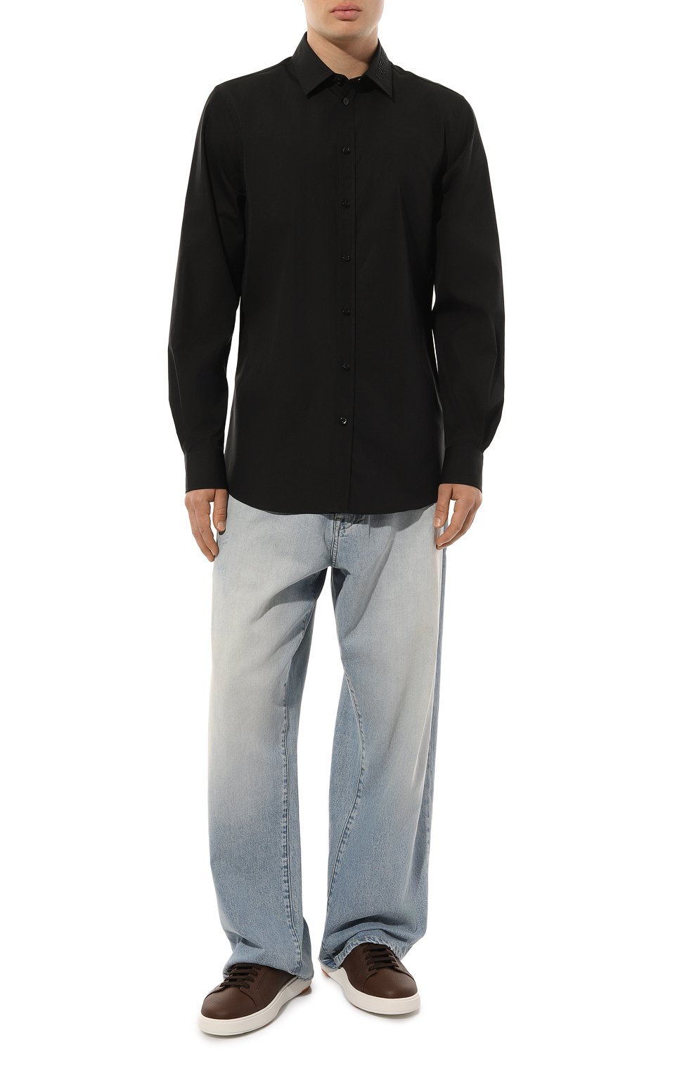 Хлопковая рубашка MOSCHINO, арт. A0225/7035, фото 2