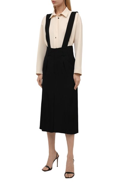 Юбка из вискозы ISABEL MARANT черного цвета по цене 69950 руб., арт. JU1320-21A014I/LARAYA, фото 3 Юбка из вискозы ISABEL MARANT, арт. JU1320-21A014I/LARAYA, фото 3