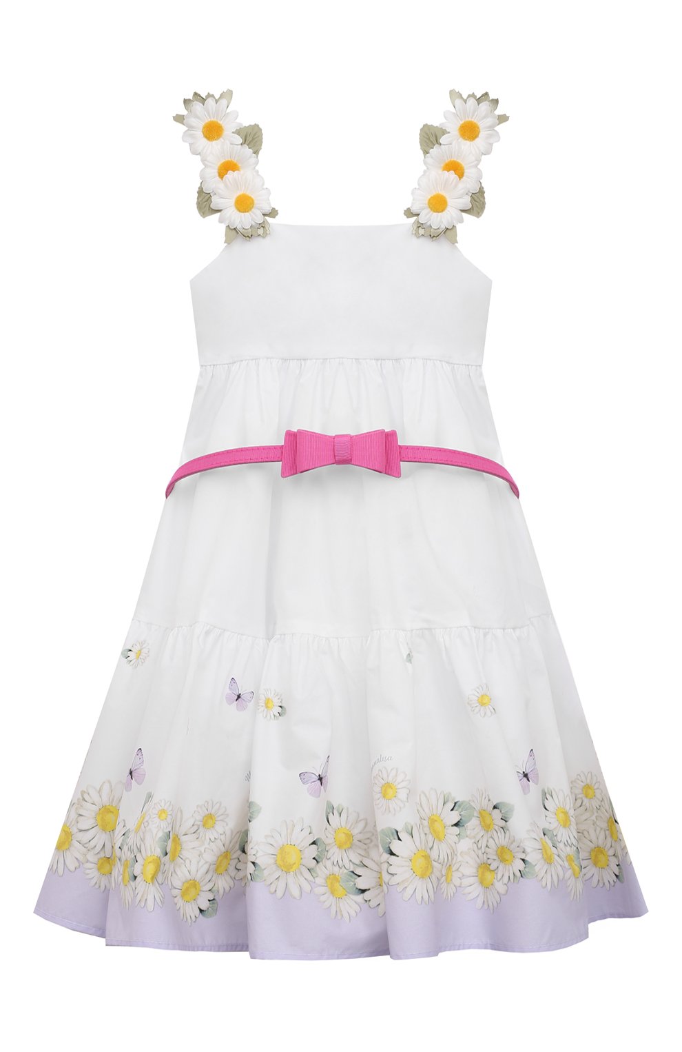 Хлопковое платье MONNALISA, арт. 31C914, фото 1