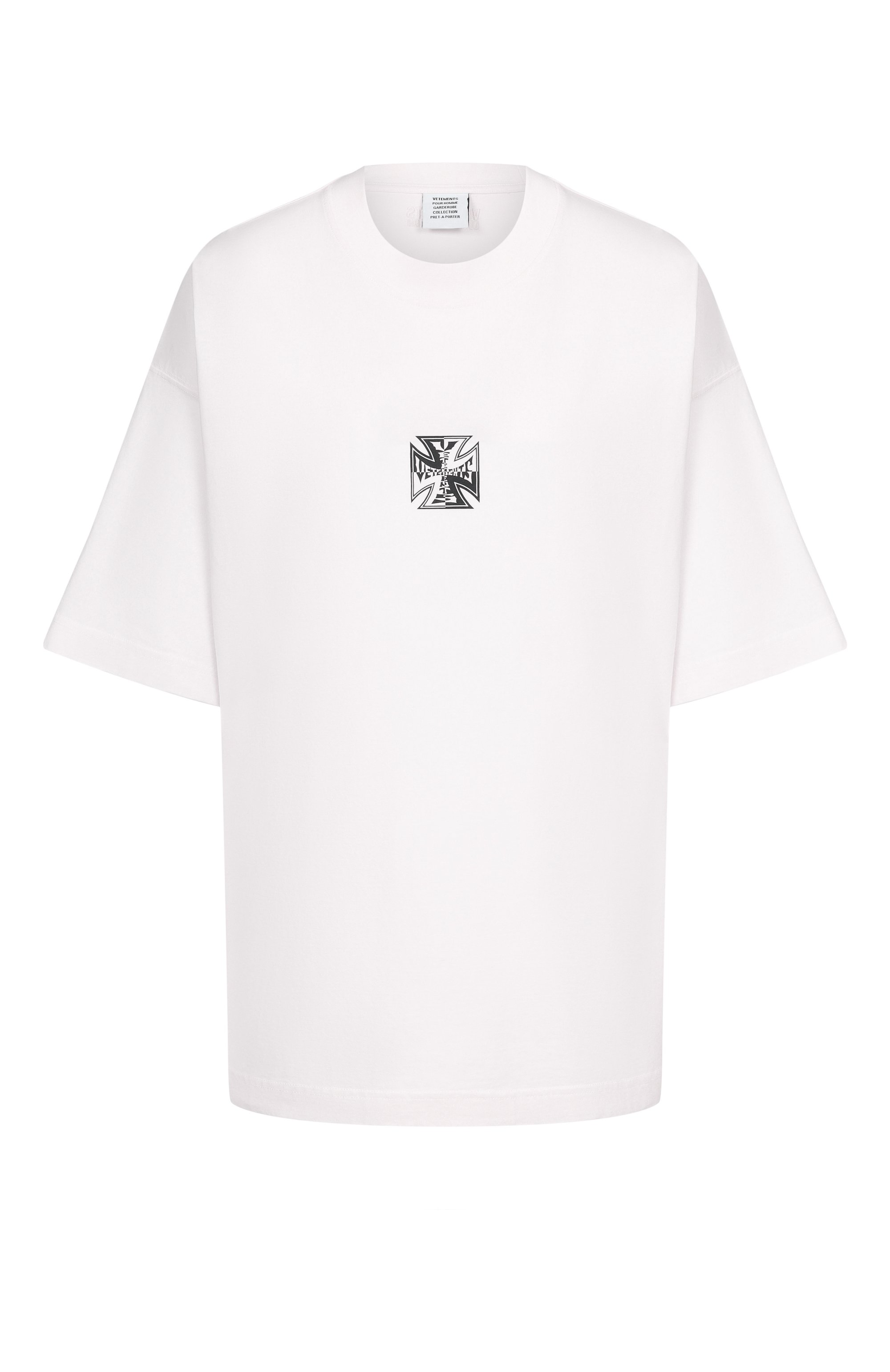 Хлопков ая футболка VETEMENTS, арт. ME76TR168V/1200 LIGHT JERSEY, фото 1
