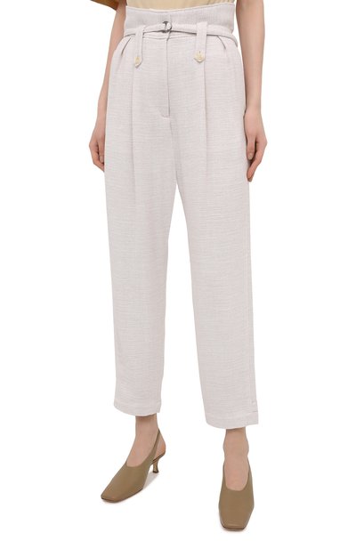 Брюки IRO кремового цвета по цене 43400 руб., арт. WP23M0ST0, фото 3 Брюки IRO, арт. WP23M0ST0, фото 3