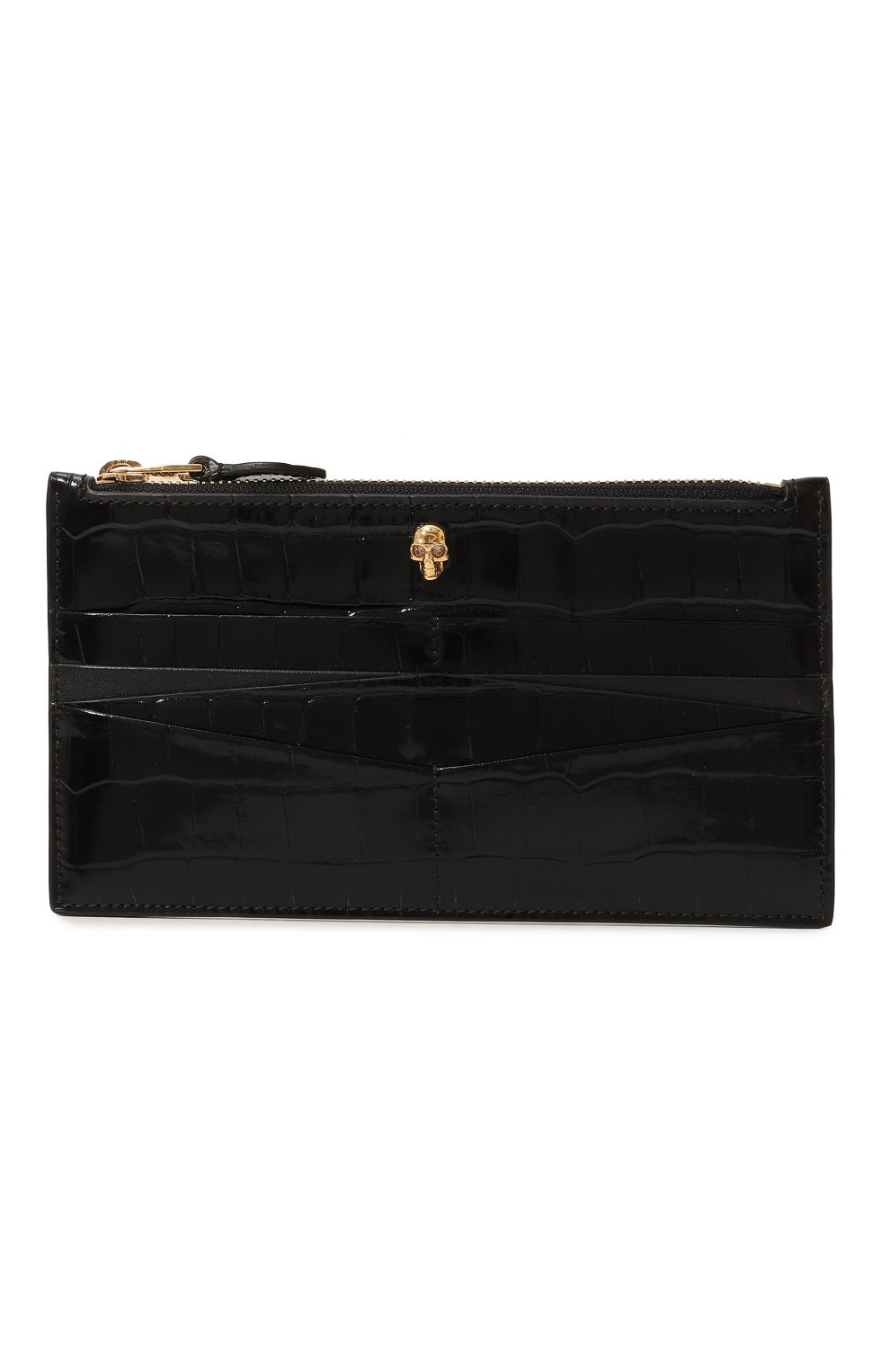 Кожаный футляр для кредитных карт ALEXANDER MCQUEEN, арт. 6320361JMFG, фото 1