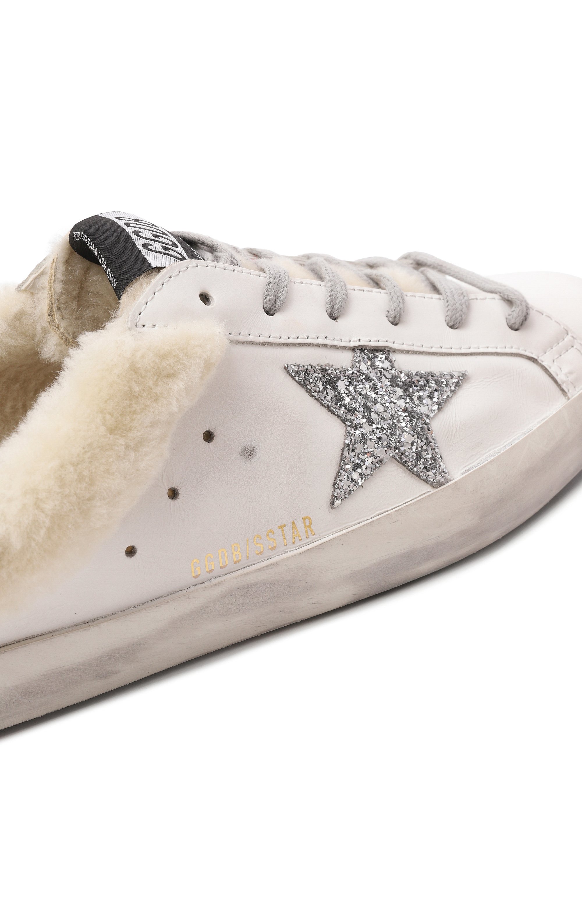 Кожаные кеды super-star GOLDEN GOOSE DELUXE BRAND, арт. GWF00110.F007126, фото 7
