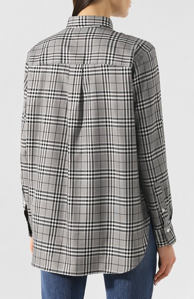 Рубашка в клетку TOTEME, арт. CAPRI 1902-1027, фото 4