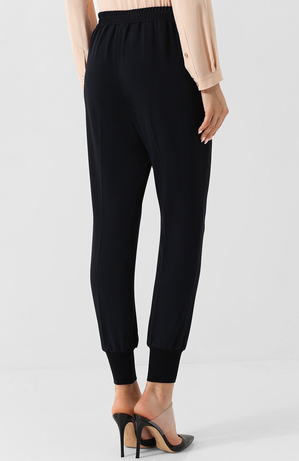 Джоггеры STELLA MCCARTNEY темно-синего цвета по цене 56100 руб., арт. 341416/SCA06, фото 4 Джоггеры STELLA MCCARTNEY, арт. 341416/SCA06, фото 4