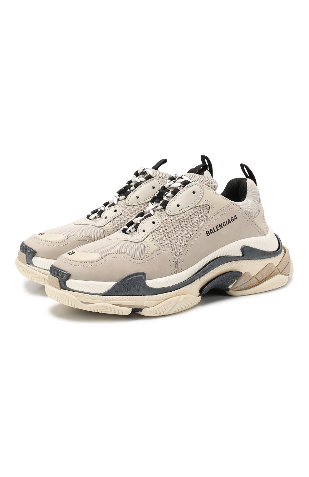 Комбинированные кроссовки triple s BALENCIAGA, арт. 536737/W0906, фото 1