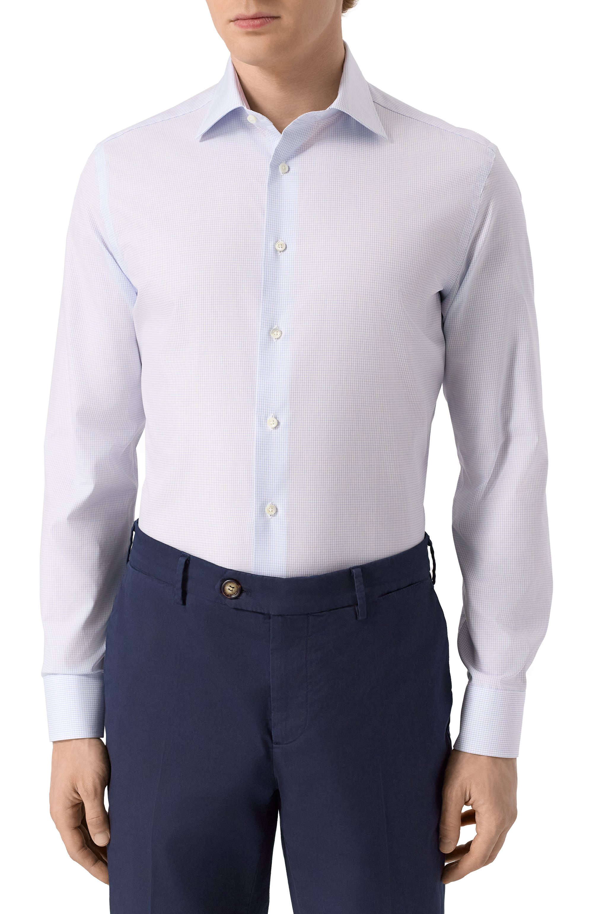 Хлопковая сорочка CANALI, арт. NCLX018/GR03446, фото 3