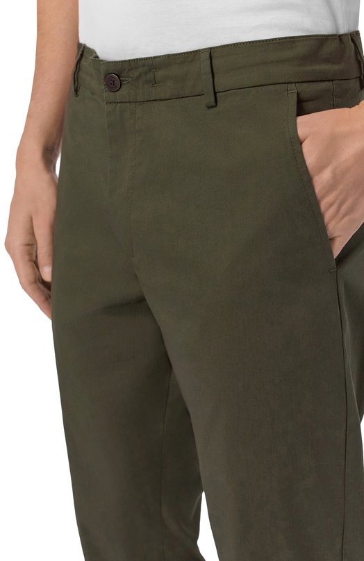 Хлопковые брюки Bogner 18018964 Зелёный  18018964 Фото 5