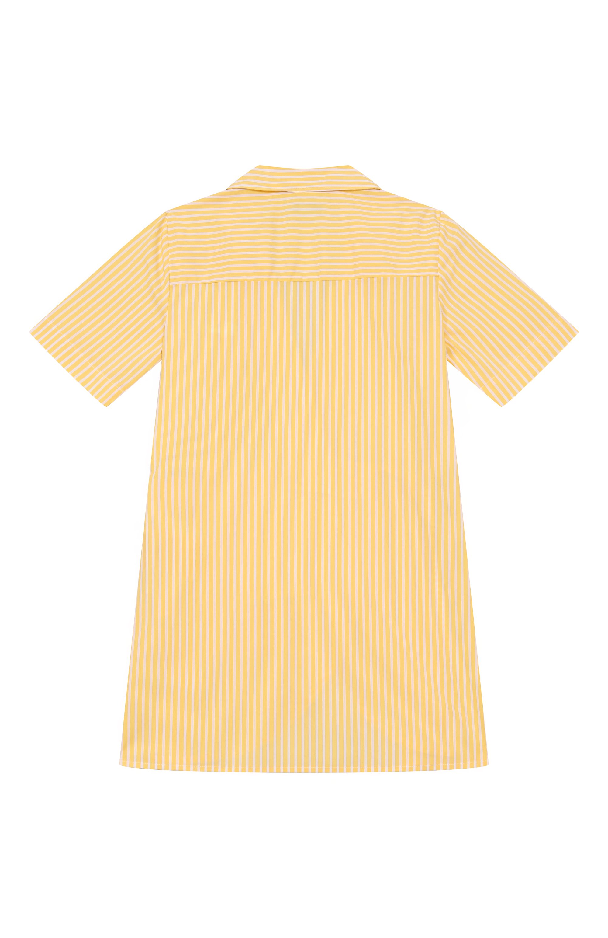 Хлопковое платье-рубашка MSGM KIDS, арт. S5MSJGDR130, фото 2