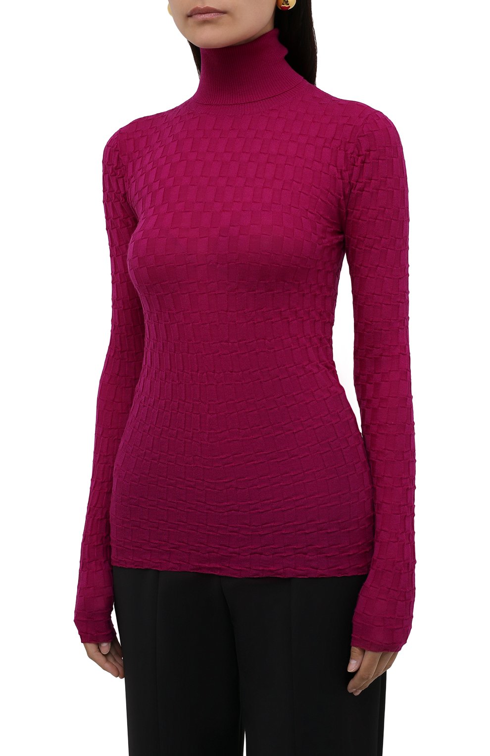 Шерстяная водолазка VERSACE, арт. 1001093/1A00880, фото 3