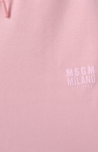 Хлопковые шорты MSGM KIDS, арт. S5MSJUBE173, фото 3