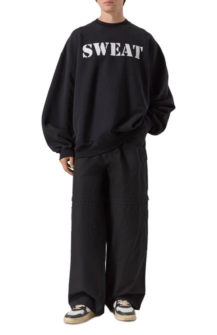 Мужской хлопковый свитшот VETEMENTS, арт. UE54CW140B/1302 M0LLET0N
