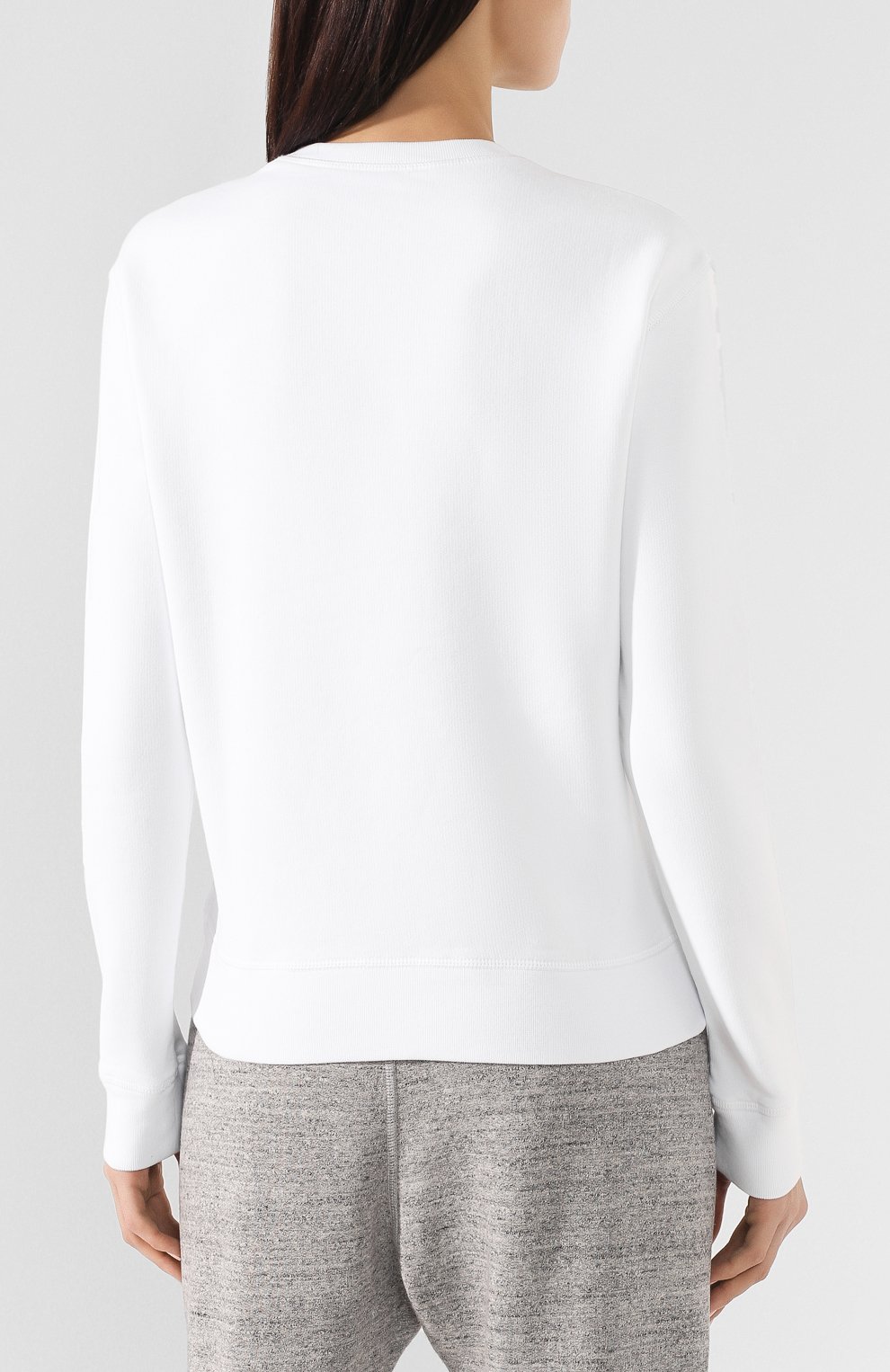 Хлопковый свитшот DSQUARED2 белого цвета по цене 36750 руб., арт. S75GU0278/S25042, фото 4 Хлопковый свитшот DSQUARED2, арт. S75GU0278/S25042, фото 4