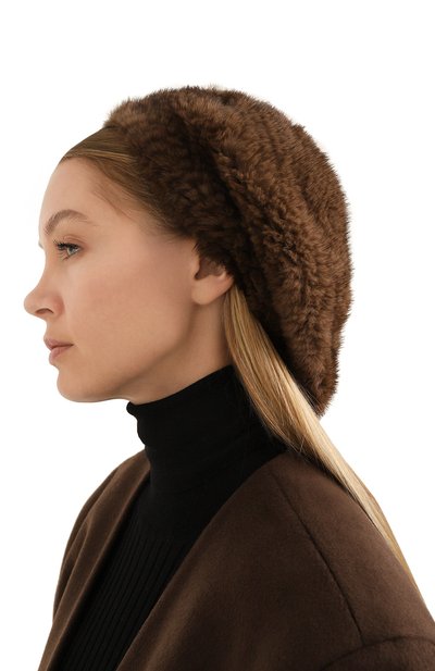 Берет из меха норки VICTORIA KUSENKOVA, арт. 010550003068, фото 2