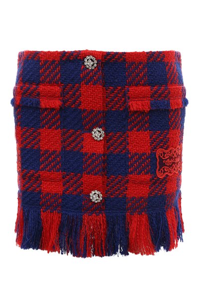 Женская твидовая юбка OFF-WHITE, арт. 0WCU002F24FAB001