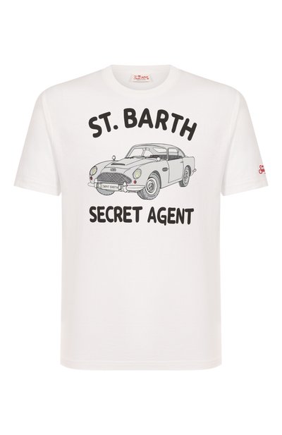 Хлопковая футболка MC2 SAINT BARTH, арт. STBM TSHIRT MAN/04730H, фото 1