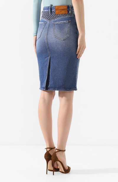 Джинсовая юбка DSQUARED2, арт. S75MA0702/S30662, фото 4