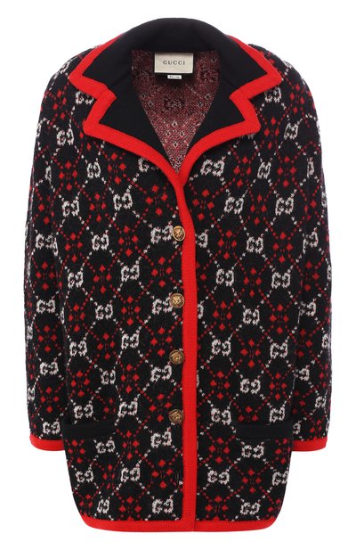 Женский шерстяной кардиган свободного кроя GUCCI, арт. 543433/X9Z62