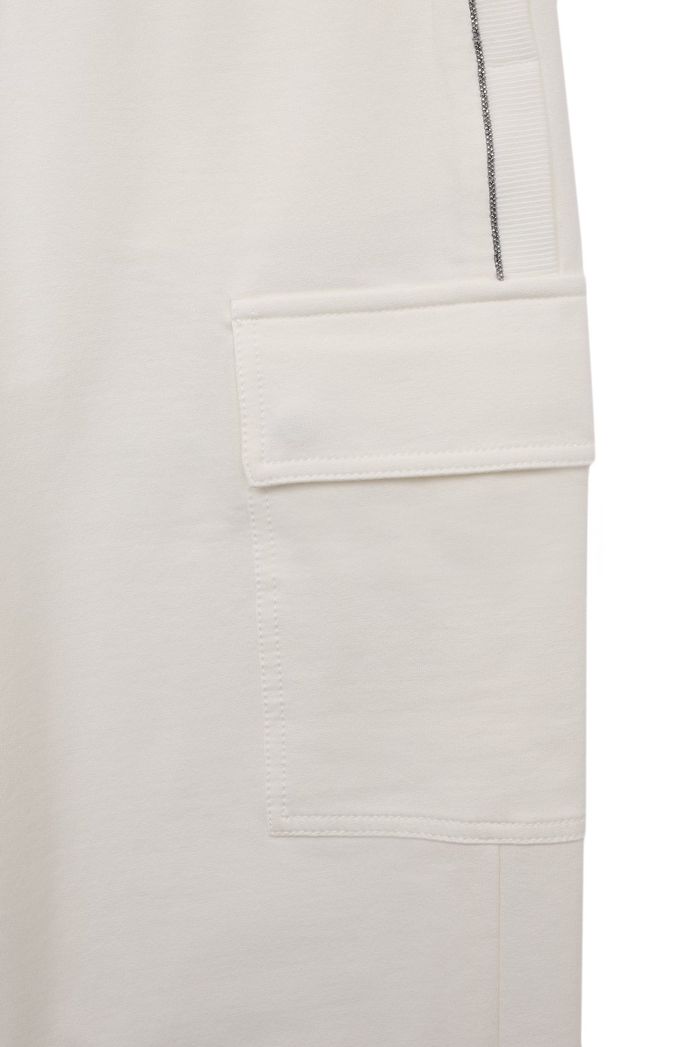 Хлопковые джоггеры BRUNELLO CUCINELLI, арт. BH827E623B, фото 3