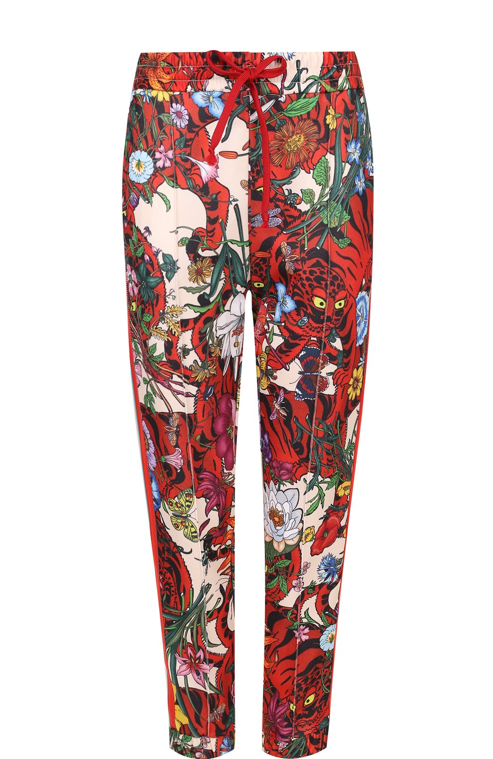 Укороченные брюки с принтом и эластичным поясом GUCCI, арт. 489720/X9N76, фото 1