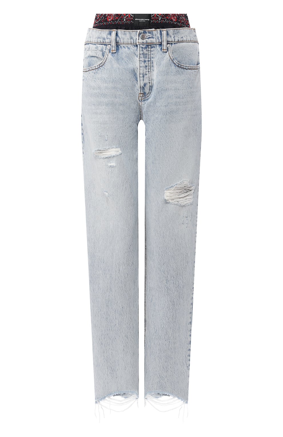 Джинсы ALEXANDERWANG.T синего цвета по цене 34300 руб., арт. 4DC1204572, фото 1 Джинсы ALEXANDERWANG.T, арт. 4DC1204572, фото 1