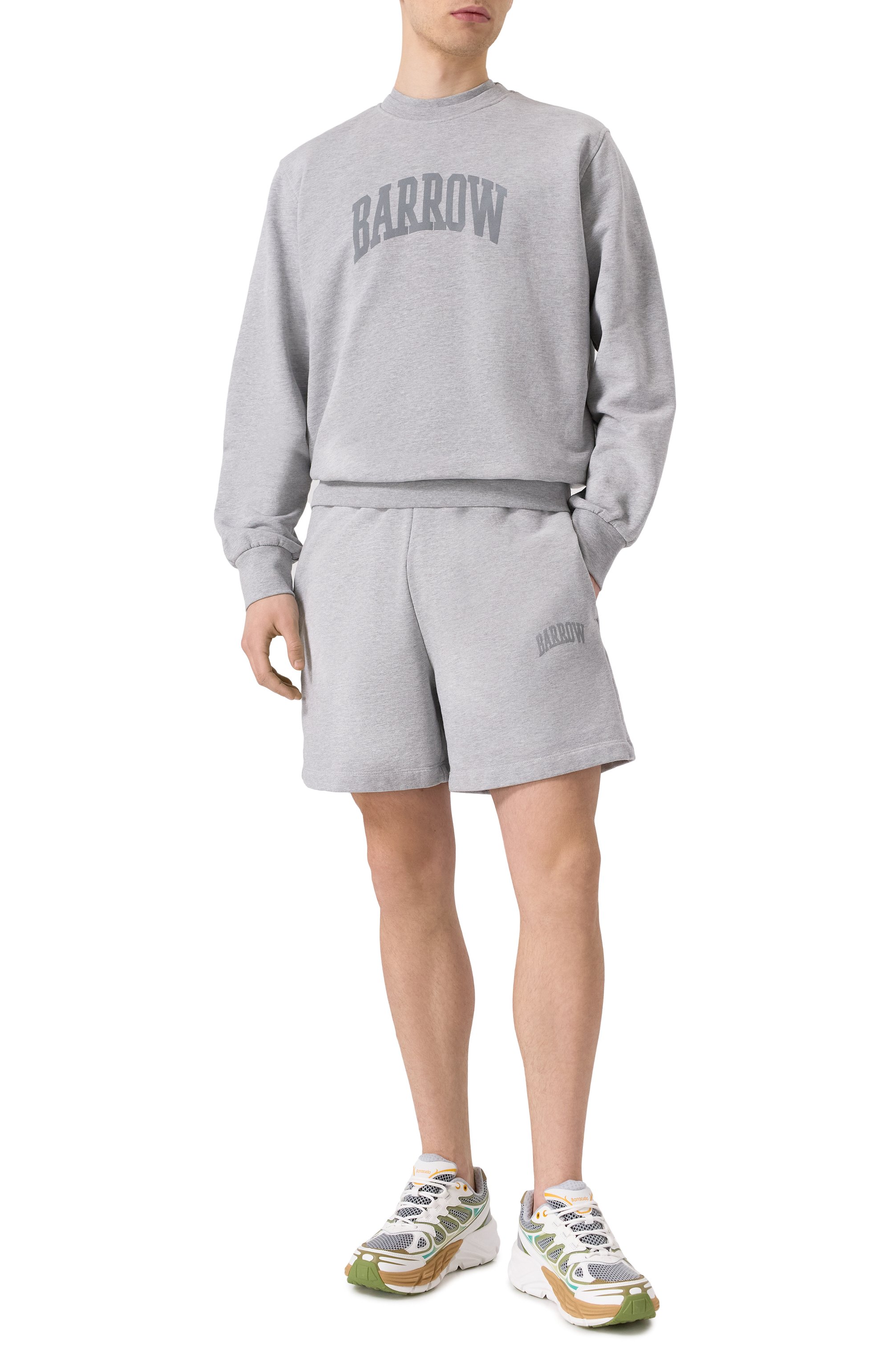 Хлопковый свитшот BARROW, арт. S5BWMASW044, фото 2