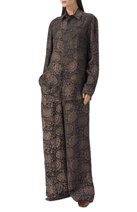 Рубашка Uma Wang W2 M UM1501 Коричневый  W2 M UM1501 Фото 2