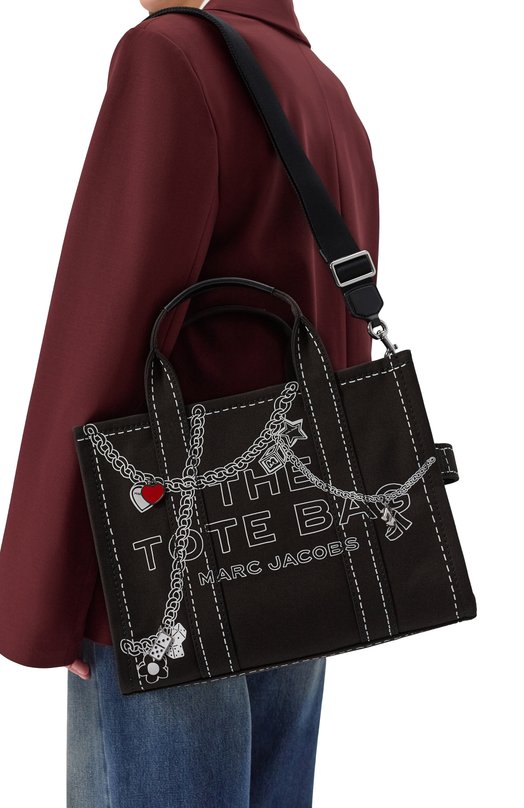 Сумка The Tote Bag medium MARC JACOBS (THE) 2F5HTT033H02 Чёрный  2F5HTT033H02 Фото 2
