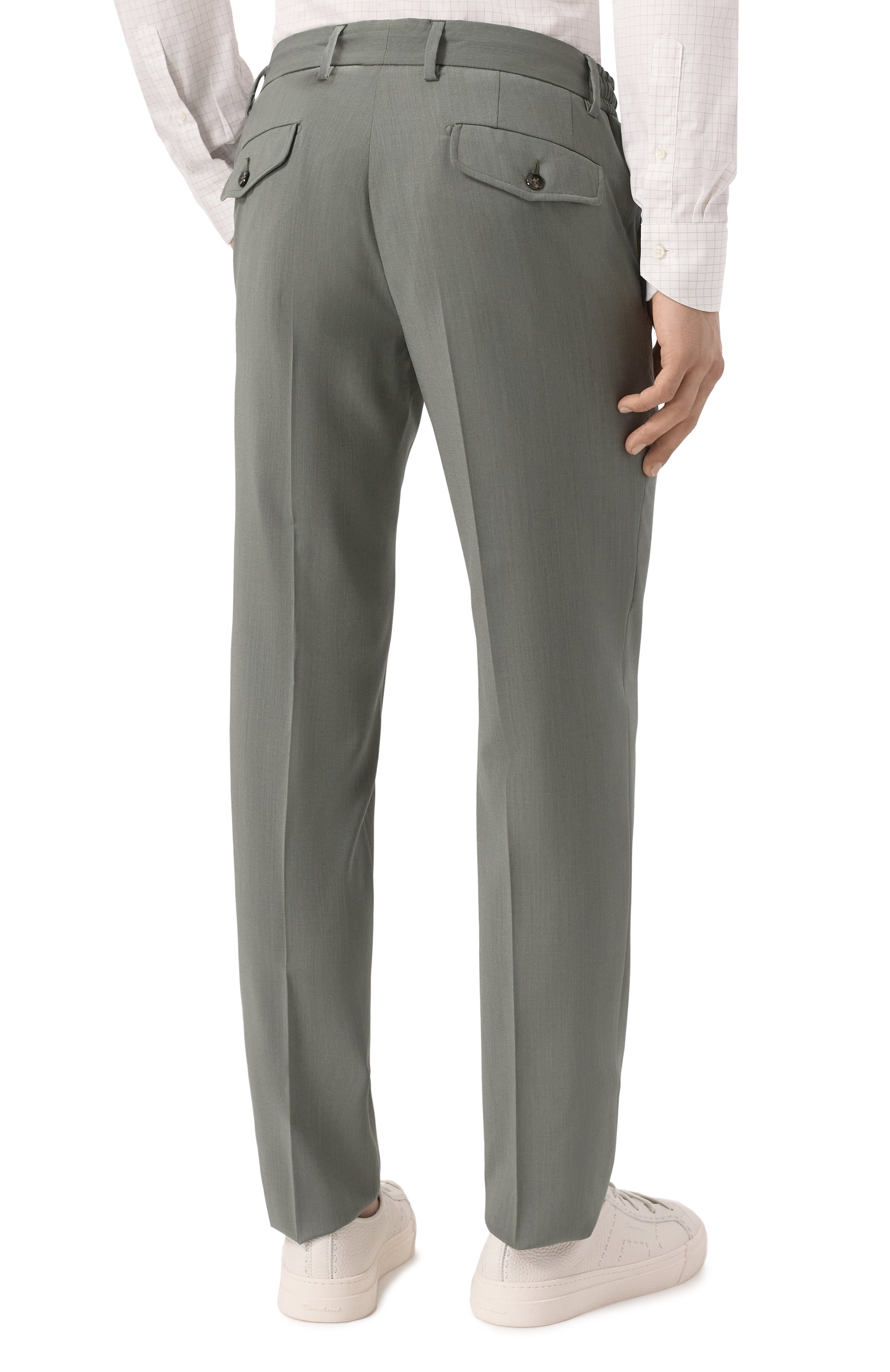 Шерстяные брюки L.B.M. 1911, арт. 8446/54246, фото 4