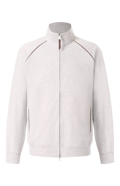 Мужской хлопковая толстовка BRUNELLO CUCINELLI, арт. MW8639087G