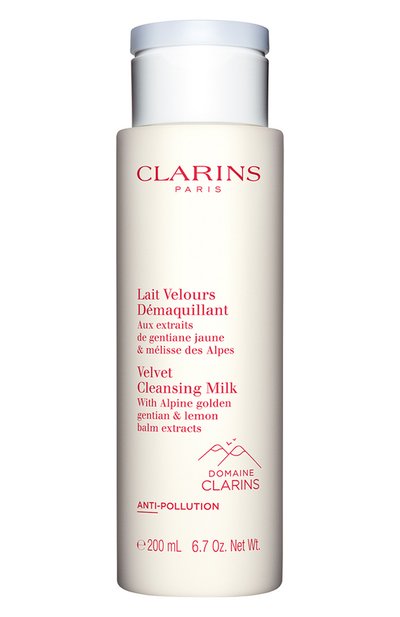 Женского очищающее молочко для любого типа кожи lait velours demaquillant (200ml) CLARINS, арт. 80062049