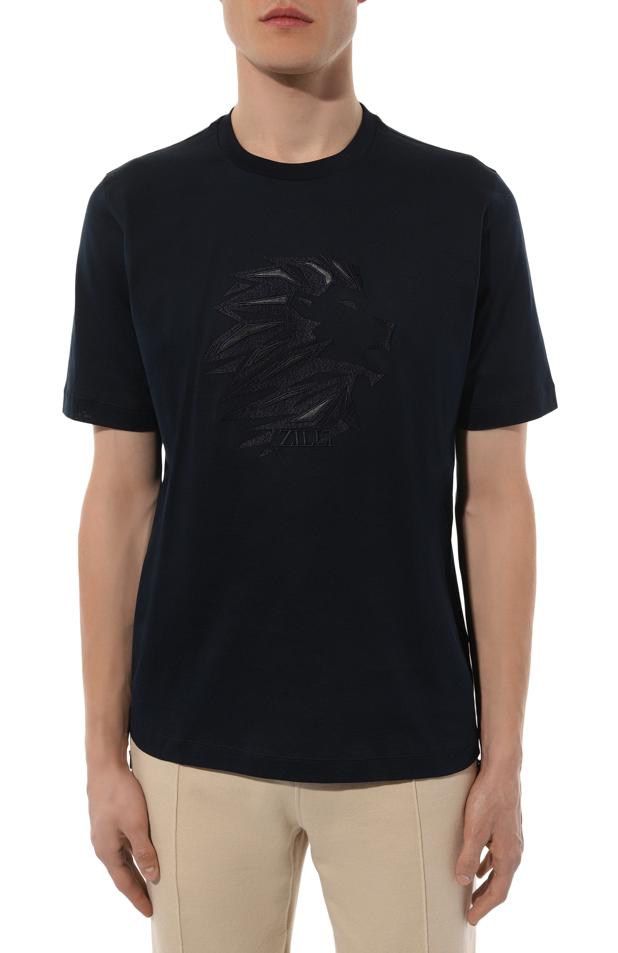 Хлопковая футболка ZILLI, арт. TSR001M0115VHAL00, фото 3