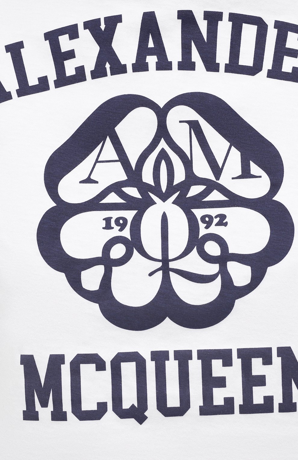 Хлопковая футболка ALEXANDER MCQUEEN, арт. 687636/QZAEZ, фото 5