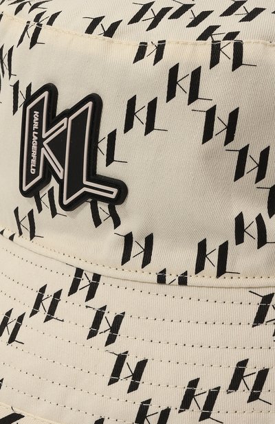 Хлопковая панама KARL LAGERFELD KIDS, арт. Z30142, фото 3