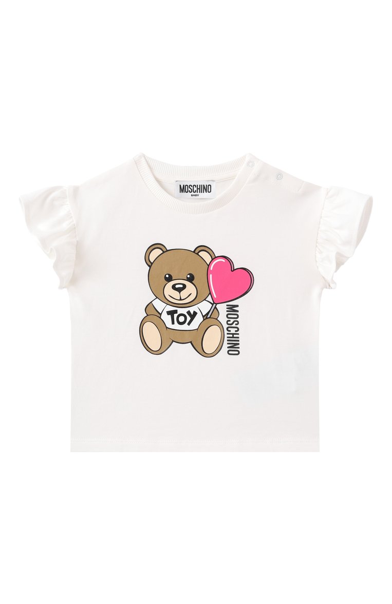 Хлопковая футболка MOSCHINO, арт. MDM03J/LBA00, фото 1