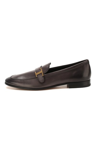 Кожаные лоферы TOD’S темно-синего цвета по цене 72400 руб., арт. XXM86A0CV81NF5, фото 3 Кожаные лоферы TOD’S, арт. XXM86A0CV81NF5, фото 3