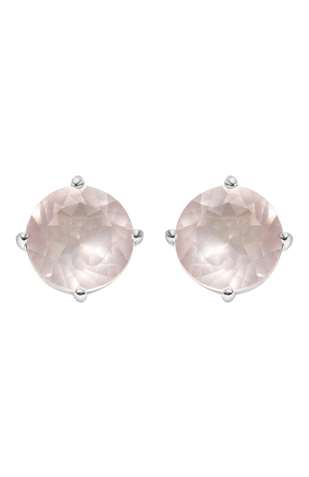 Серьги-пусеты cartoon с розовым кварцем MOONKA, арт. cr-er-qrz, фото 1