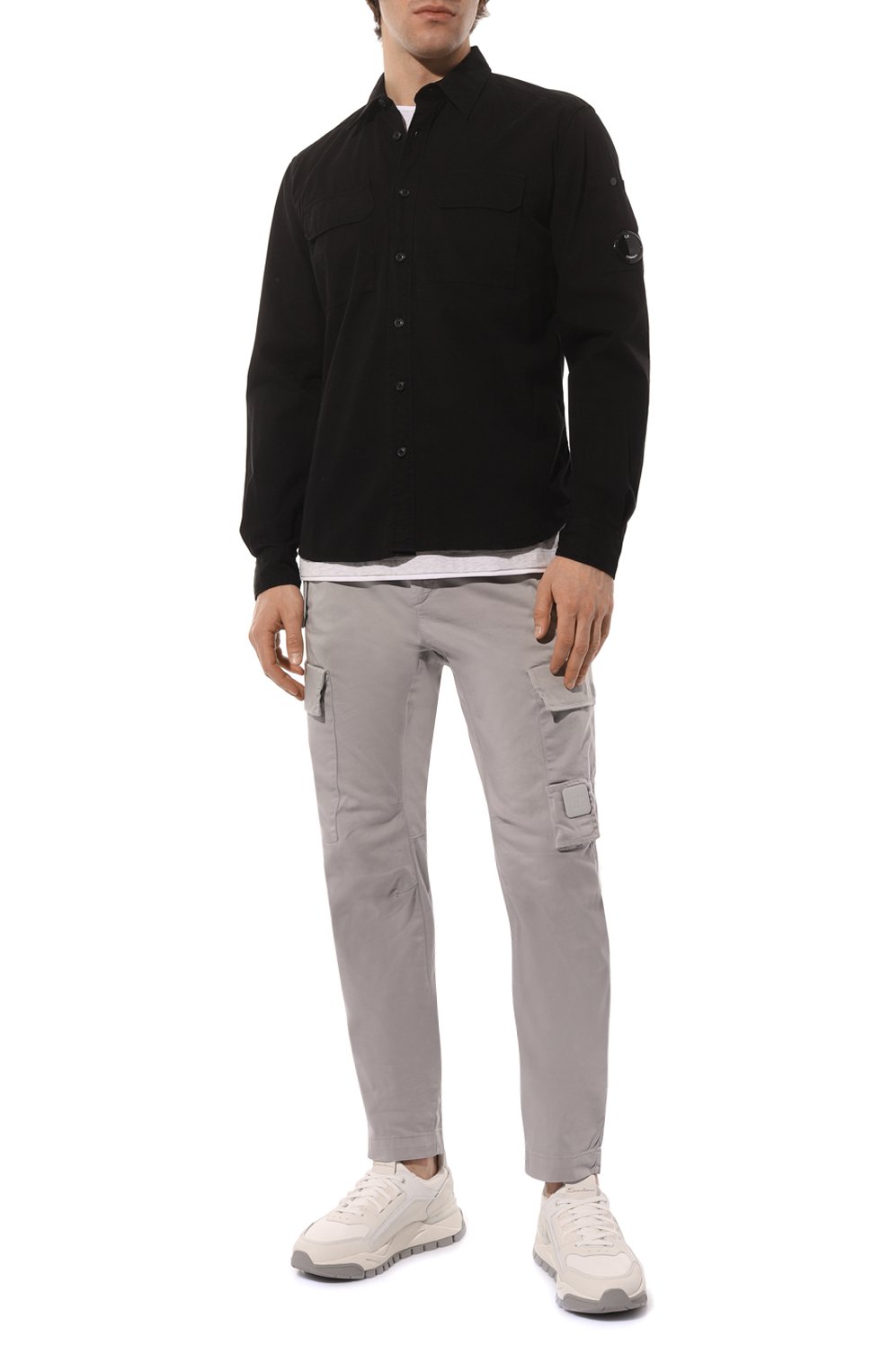 Хлопковая рубашка C.P. COMPANY, арт. 14CMSH157A-002824G, фото 2