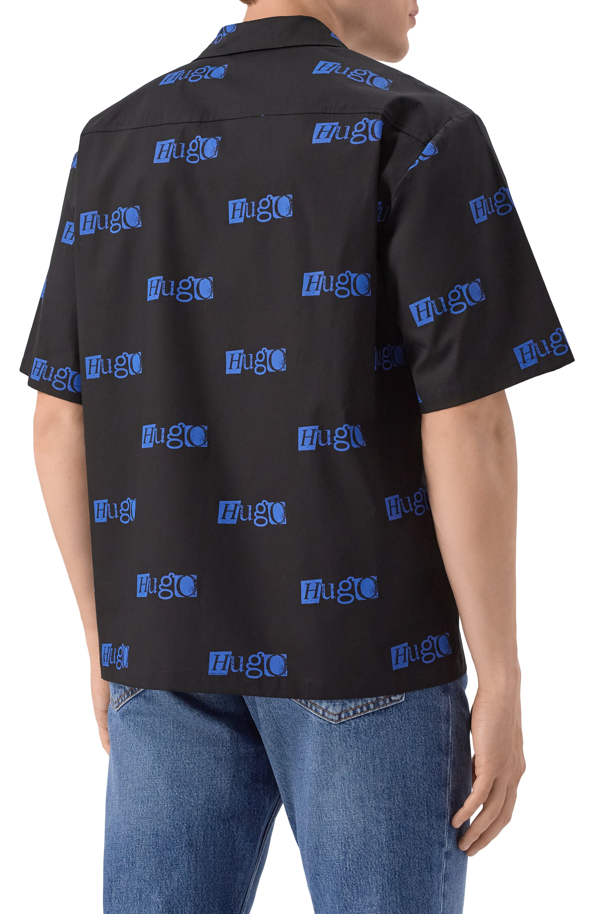 Хлопковая рубашка HUGO BLUE, арт. 50545226, фото 4