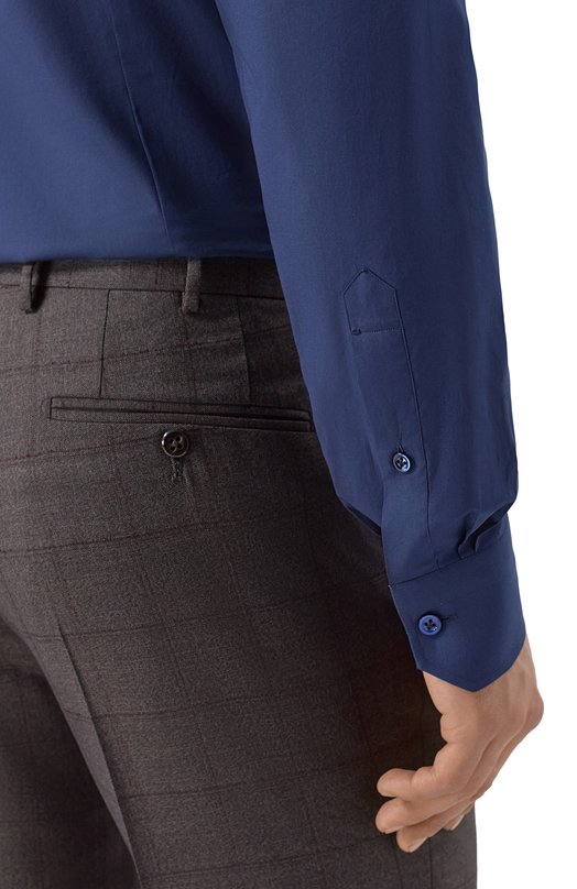 Хлопковая сорочка Giampaolo 608/TS44229 Синий  608/TS44229 Фото 5