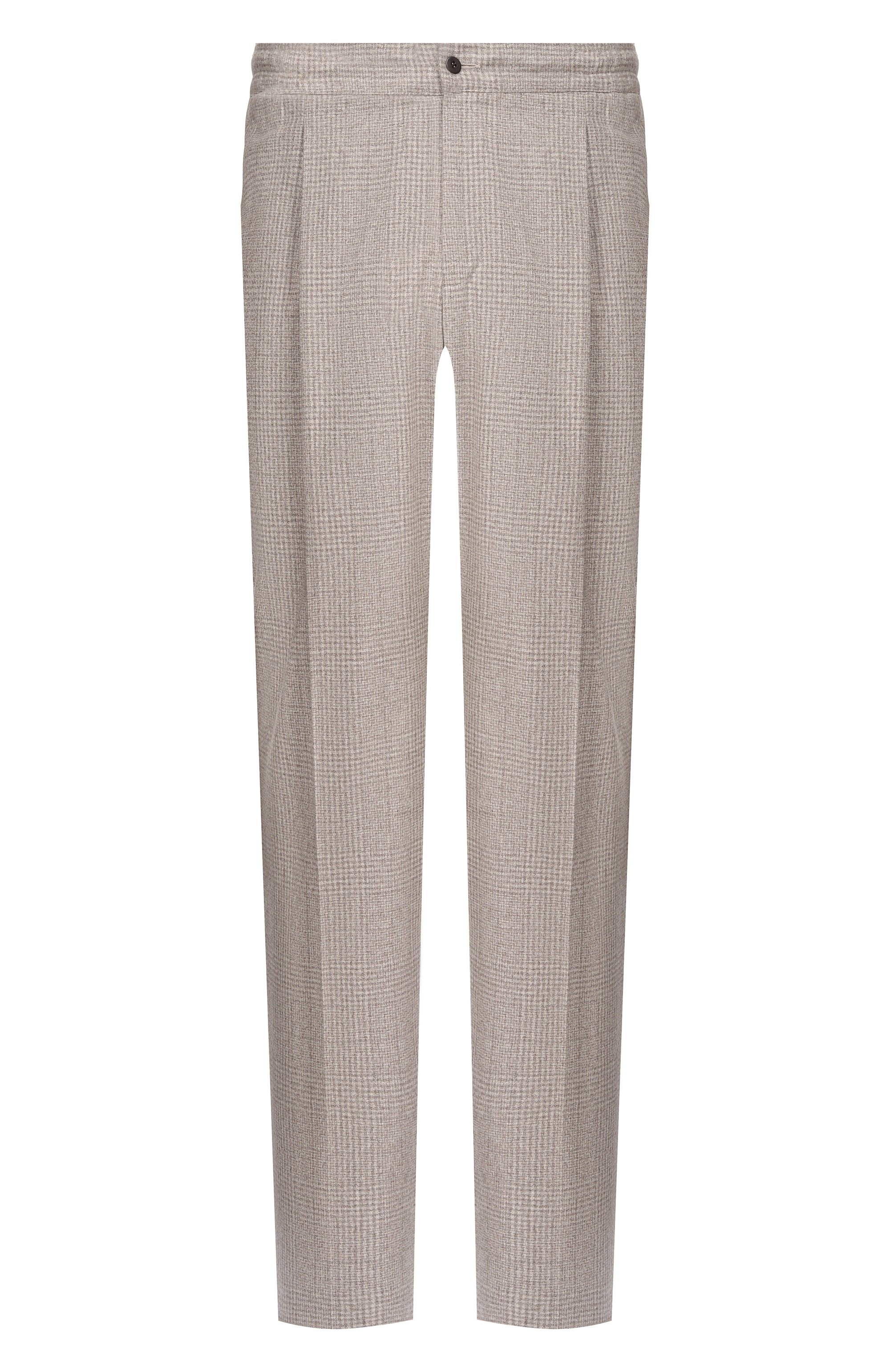 Шерстяные брюки KITON бежевого цвета по цене 199500 руб., арт. UPN01K0127G06, фото 1 Шерстяные брюки KITON, арт. UPN01K0127G06, фото 1