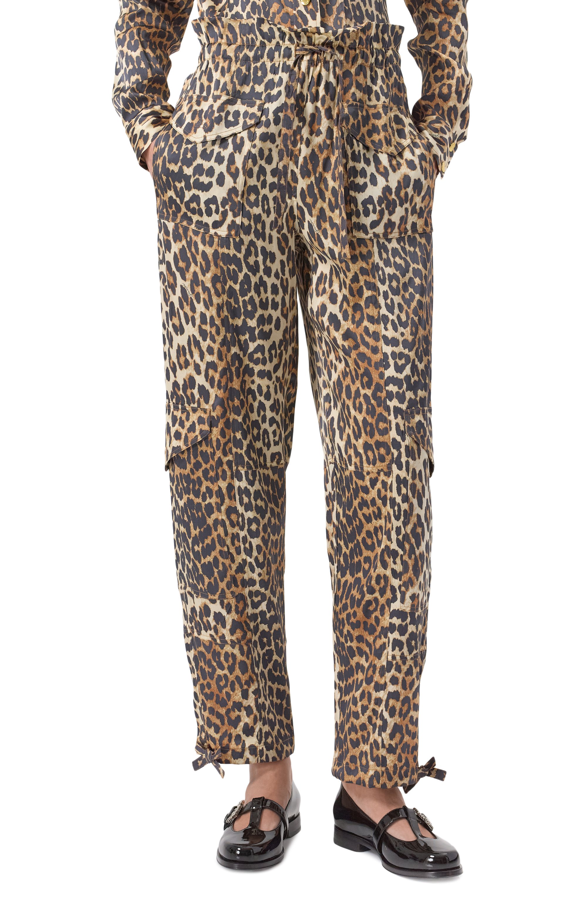 Брюки из вискозы GANNI, арт. W0324/6757, фото 3