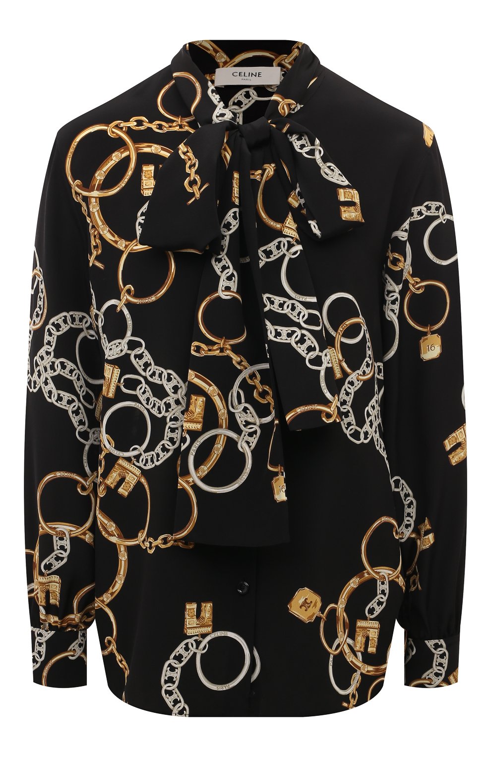 Шелковая блузка CELINE, арт. 2B649/738R, фото 1