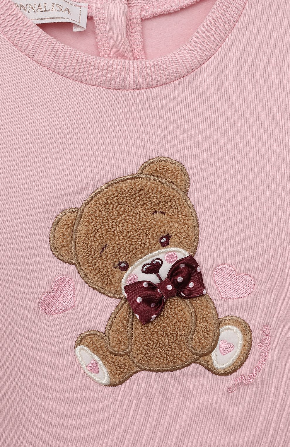 Хлопковое платье MONNALISA, арт. 39B904, фото 3