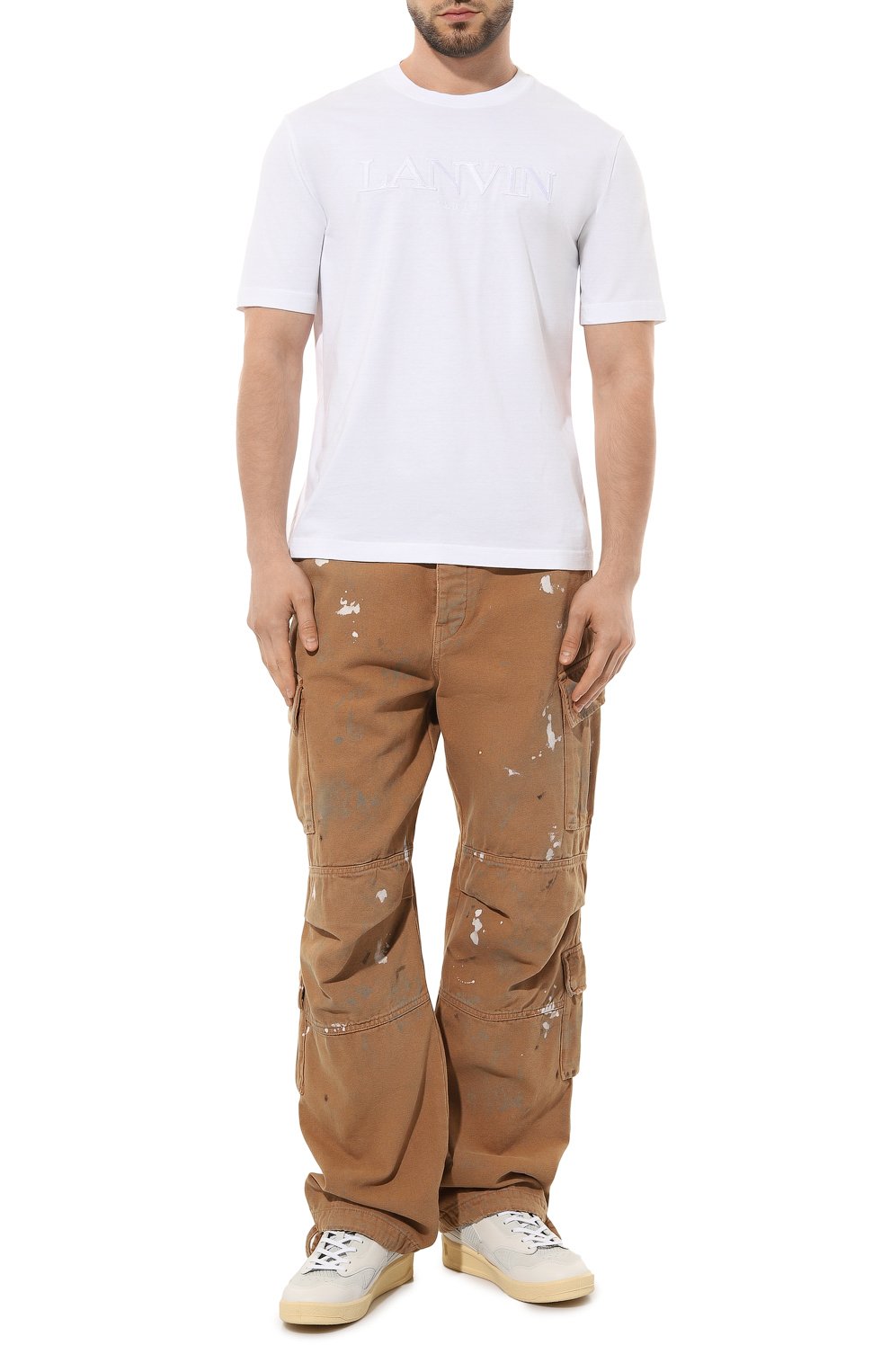 Хлопковая футболка LANVIN, арт. RM ТS0005/J208, фото 2