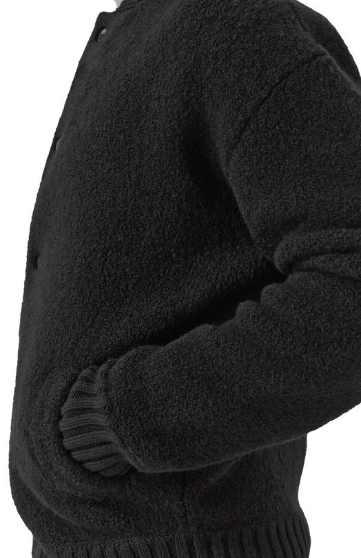 Шерстяной бомбер Laneus F5LAMAB0365 Чёрный  F5LAMAB0365 Фото 5