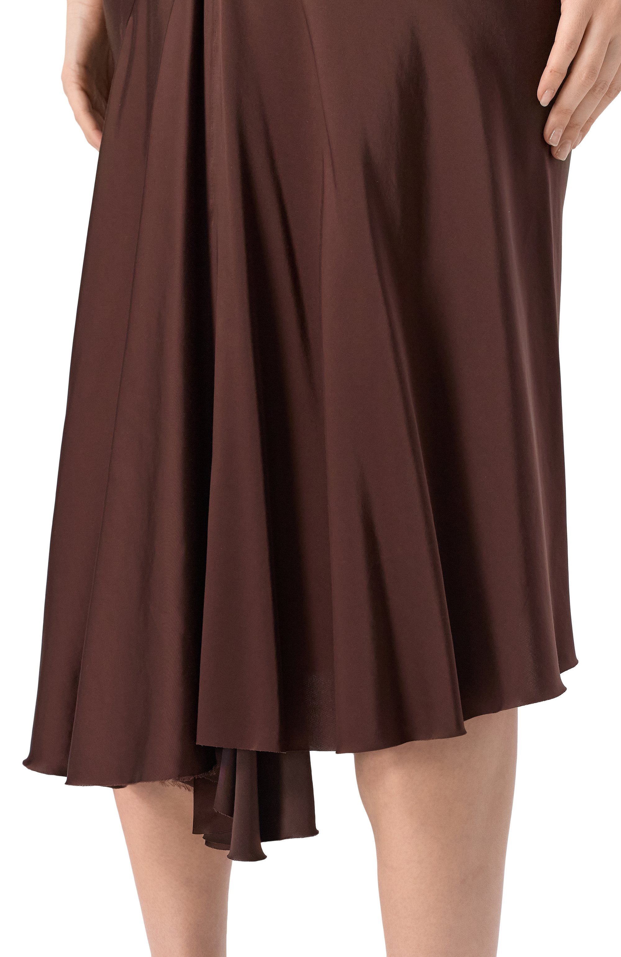 Атласная юбка RICK OWENS, арт. RP01E7343/SCH, фото 5