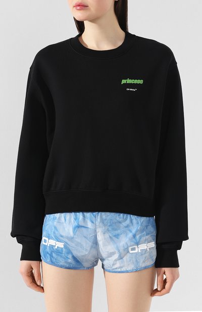 Хлопковый свитшот OFF-WHITE, арт. 0WBA026R200031011041, фото 3