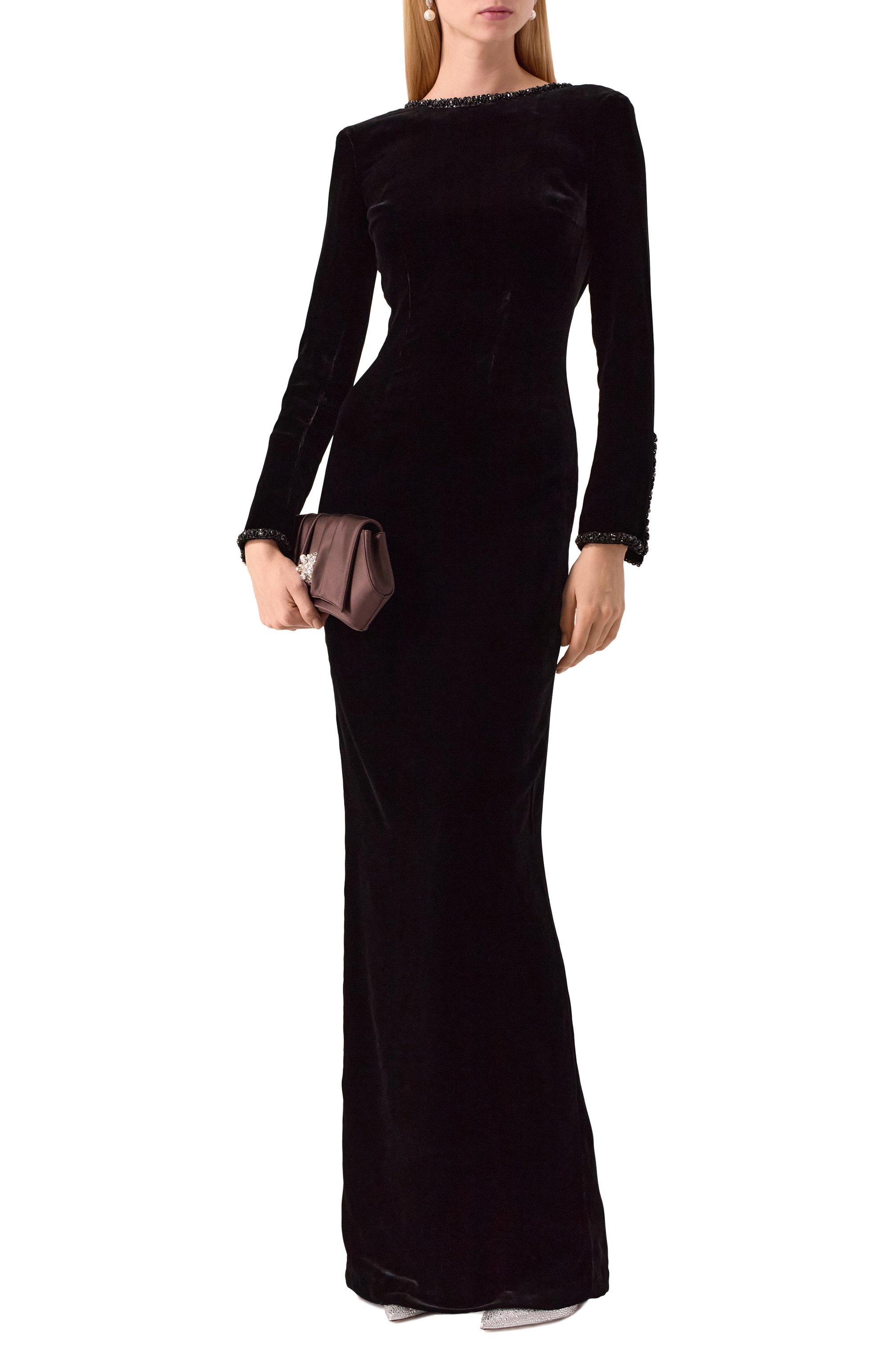 Бархатное платье LOUVE, арт. 24-1-19-10-01, фото 3